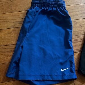 Nike Blue Athletic Shorts with Elastic Waistband